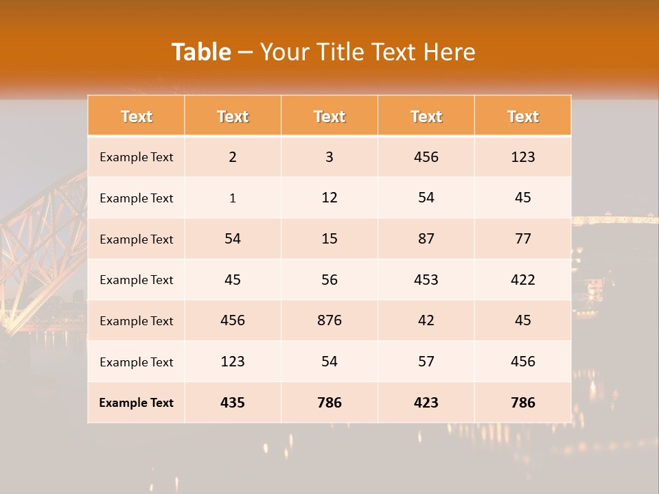 A Bridge Over A Body Of Water At Night PowerPoint Template