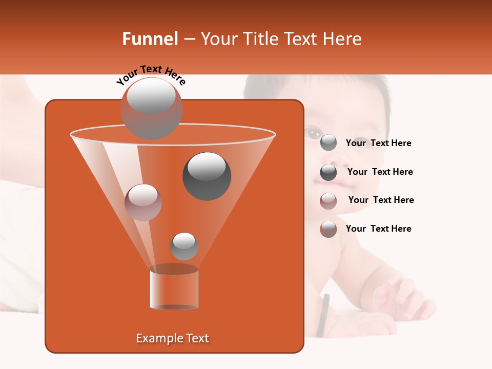 A Baby Laying On Its Back With A Person Holding It PowerPoint Template