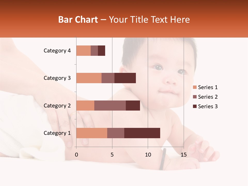 A Baby Laying On Its Back With A Person Holding It PowerPoint Template