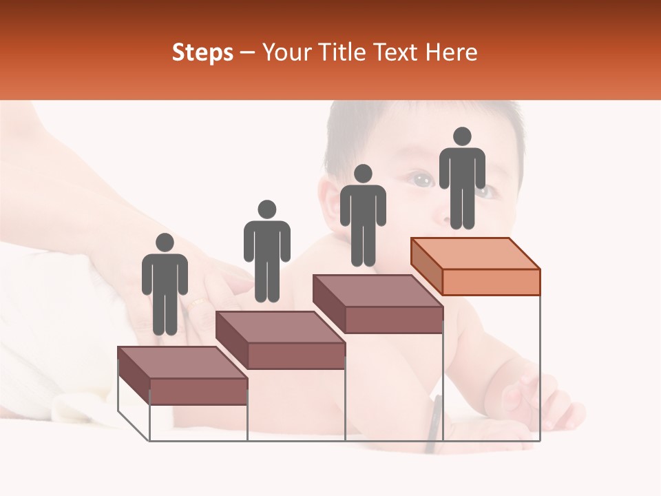 A Baby Laying On Its Back With A Person Holding It PowerPoint Template