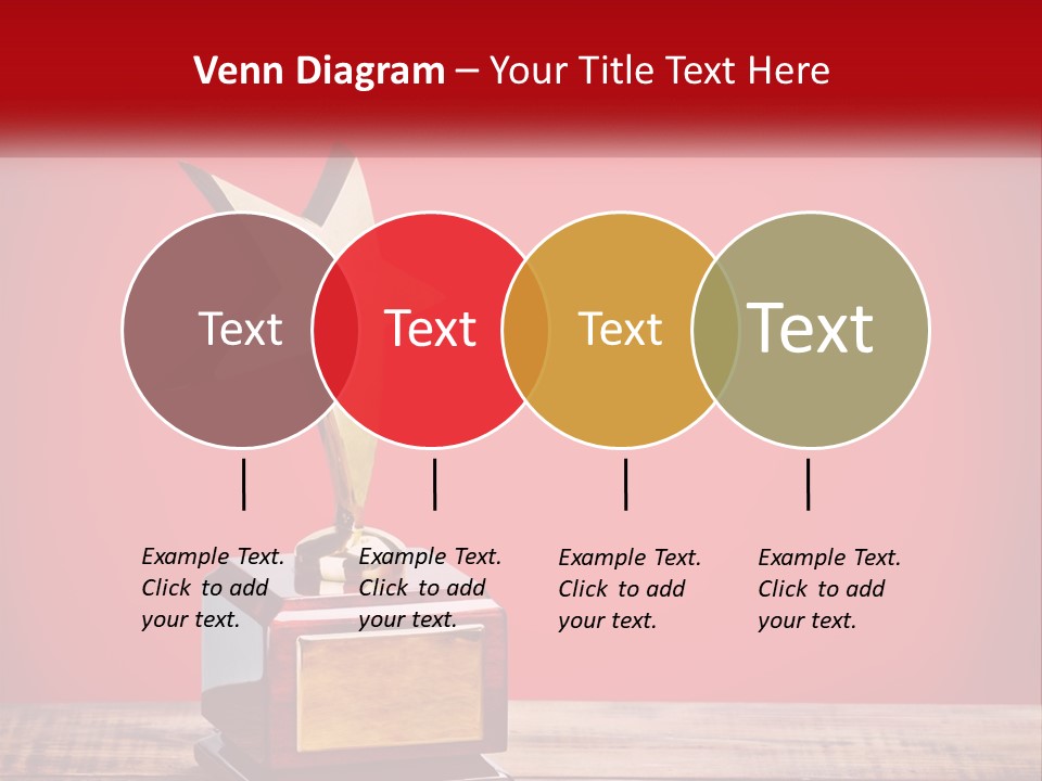 A Golden Star On Top Of A Wooden Table PowerPoint Template