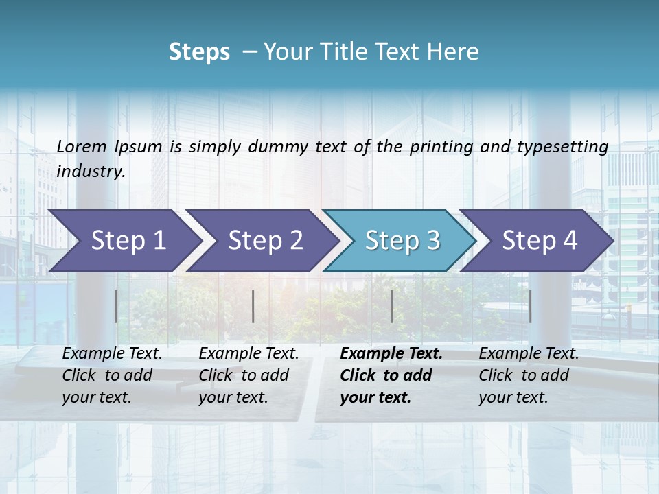 An Empty Room With Large Windows And A Bright Sun In The Background PowerPoint Template