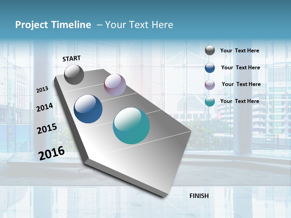 An Empty Room With Large Windows And A Bright Sun In The Background PowerPoint Template