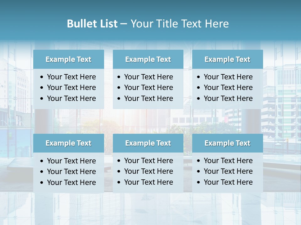 An Empty Room With Large Windows And A Bright Sun In The Background PowerPoint Template