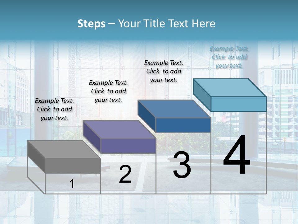 An Empty Room With Large Windows And A Bright Sun In The Background PowerPoint Template