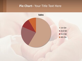 A Person Holding A Baby In Their Hands PowerPoint Template