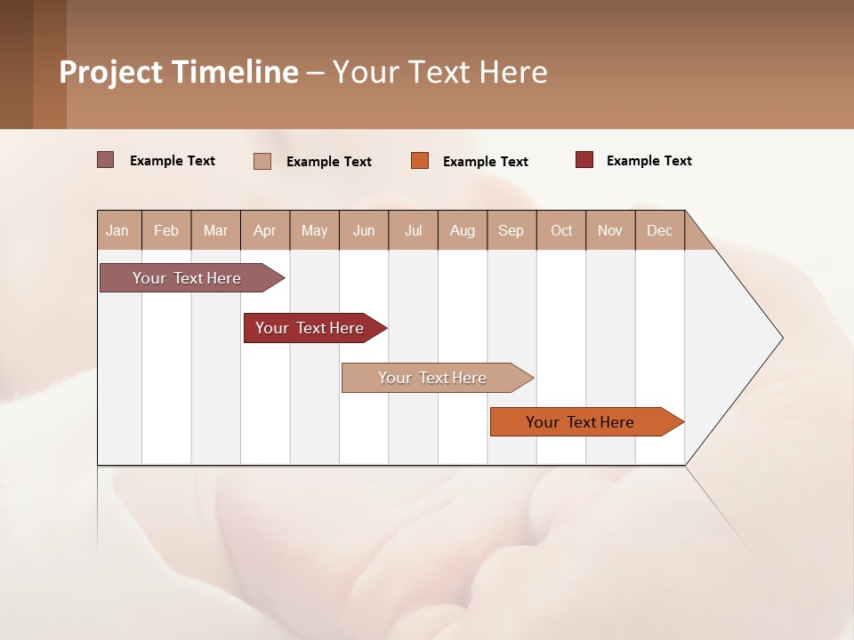 A Person Holding A Baby In Their Hands PowerPoint Template