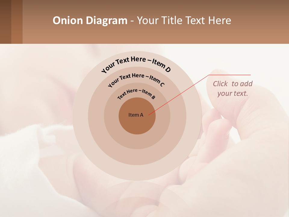 A Person Holding A Baby In Their Hands PowerPoint Template