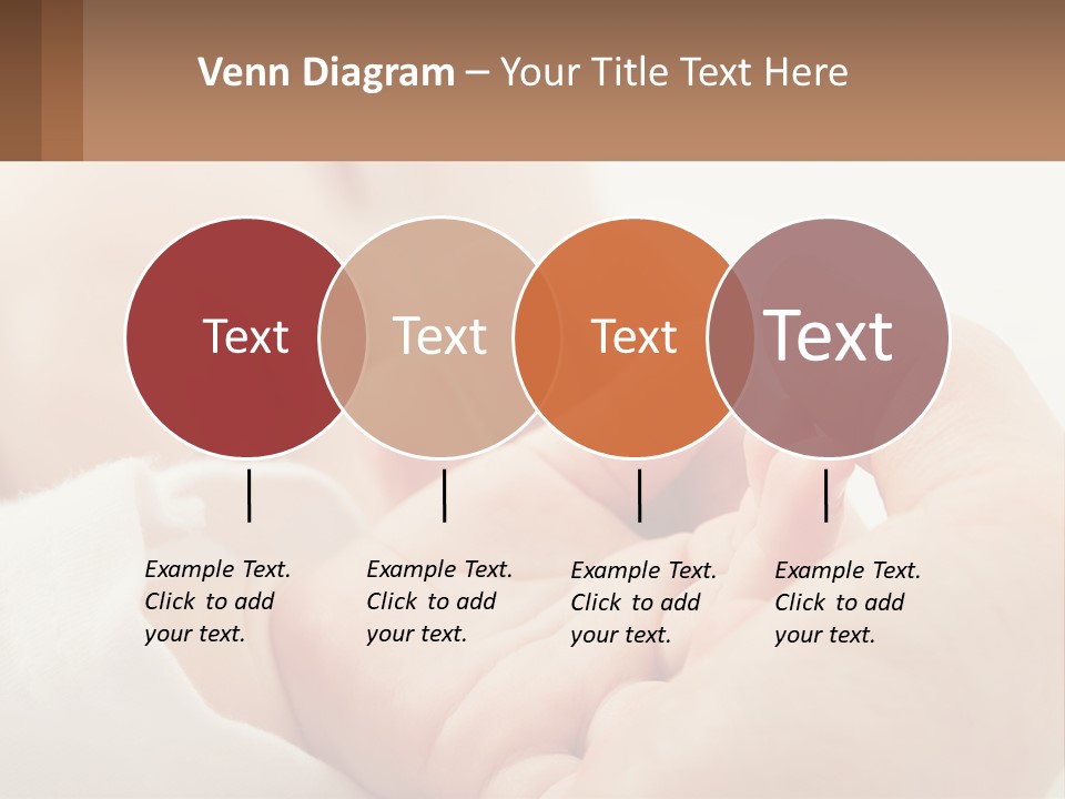 A Person Holding A Baby In Their Hands PowerPoint Template