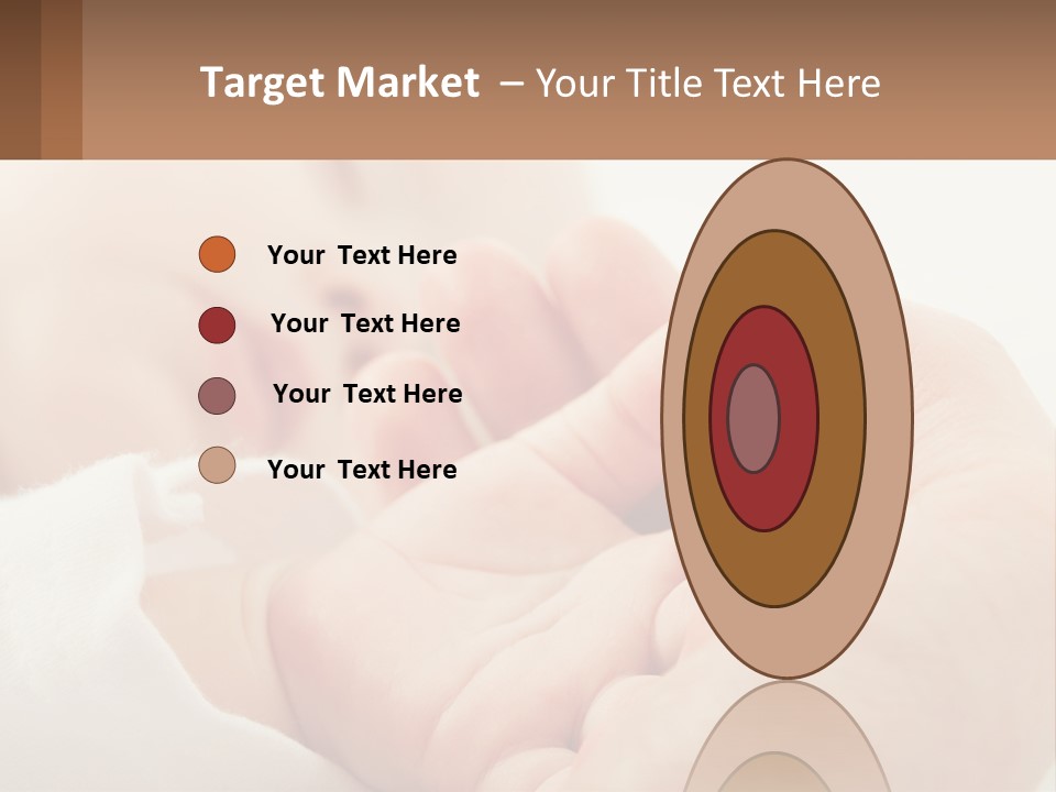 A Person Holding A Baby In Their Hands PowerPoint Template