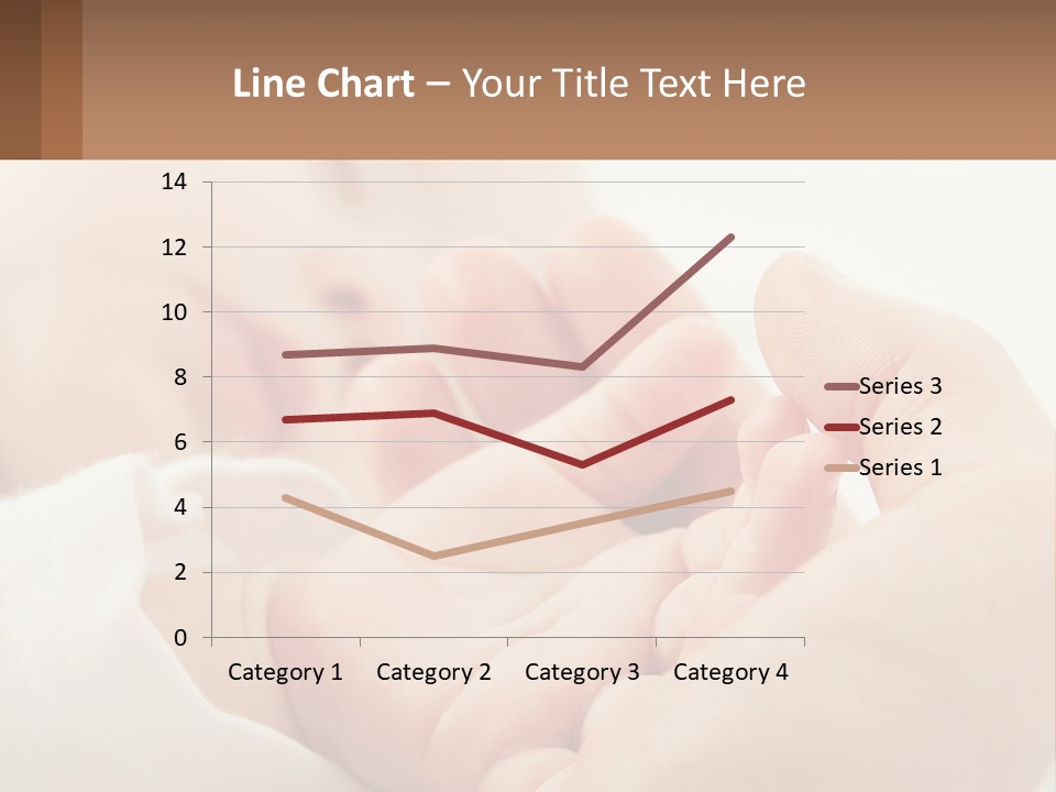 A Person Holding A Baby In Their Hands PowerPoint Template