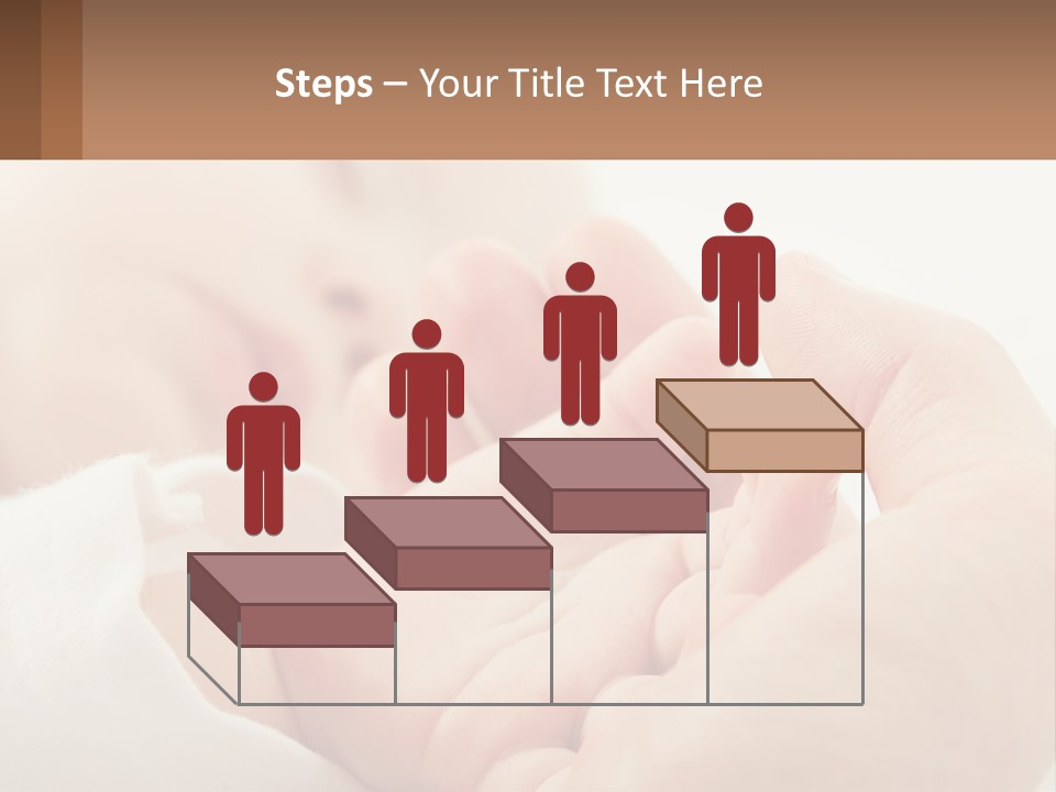 A Person Holding A Baby In Their Hands PowerPoint Template