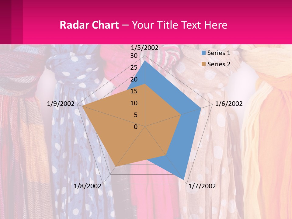 A Bunch Of Scarves Are Lined Up In A Row PowerPoint Template