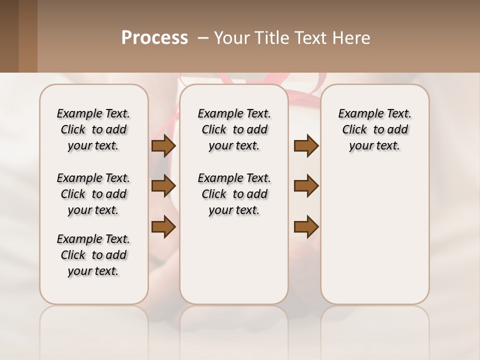 A Person Holding A Present In Their Hands PowerPoint Template