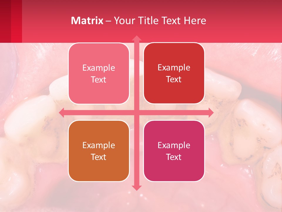 A Close Up Of A Tooth With Molds On It PowerPoint Template