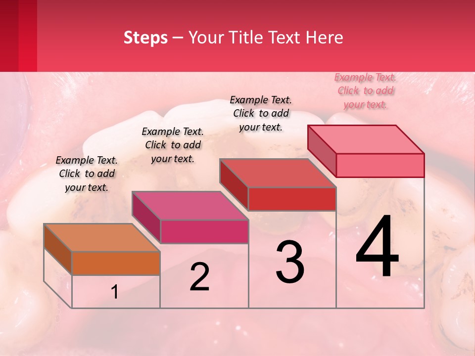 A Close Up Of A Tooth With Molds On It PowerPoint Template