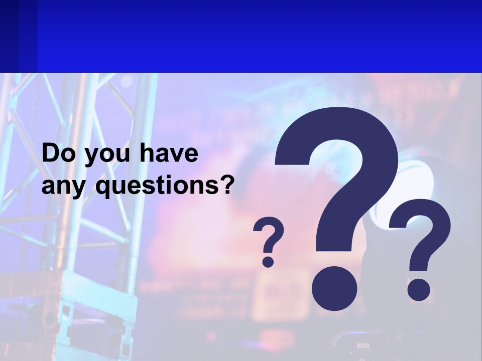 A Stage With A Projector Light On It PowerPoint Template