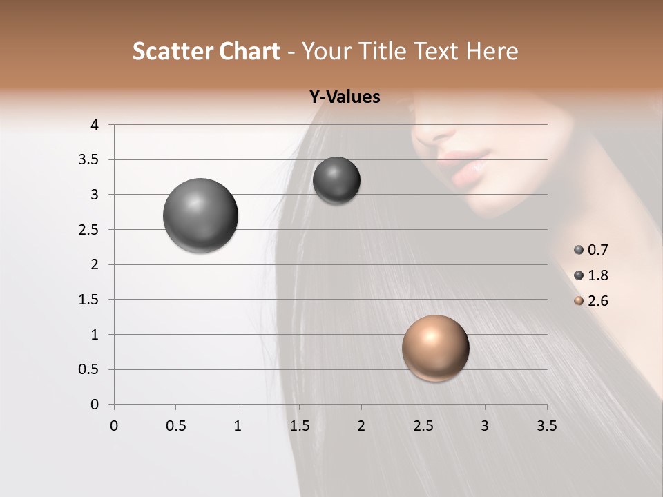 A Woman With Long Black Hair Powerpoint Template PowerPoint Template