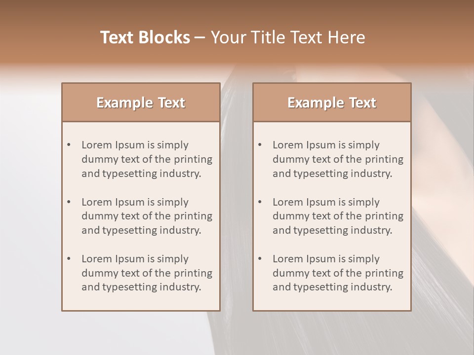 A Woman With Long Black Hair Powerpoint Template PowerPoint Template