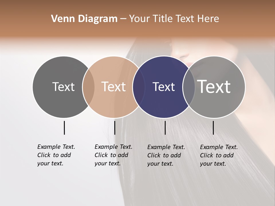 A Woman With Long Black Hair Powerpoint Template PowerPoint Template