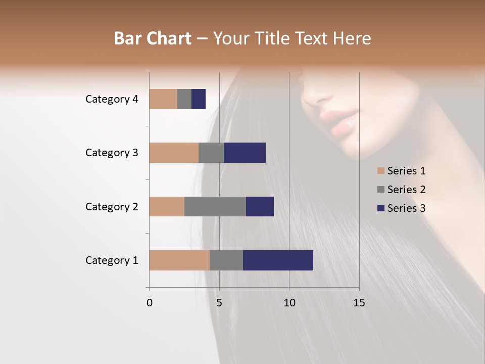 A Woman With Long Black Hair Powerpoint Template PowerPoint Template