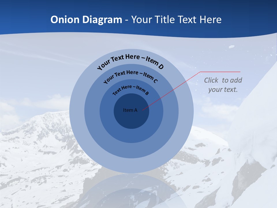 A Person On A Snowboard Jumping Over A Snowy Mountain PowerPoint Template