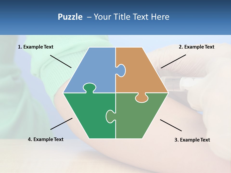 A Person In A Green Shirt Is Holding A Sys PowerPoint Template