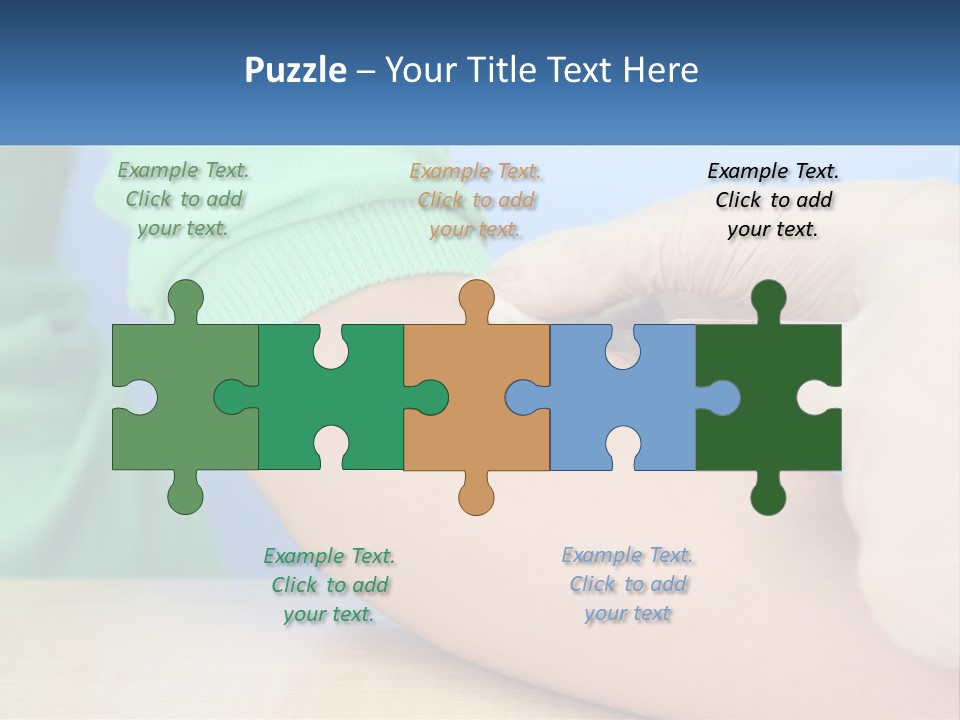 A Person In A Green Shirt Is Holding A Sys PowerPoint Template