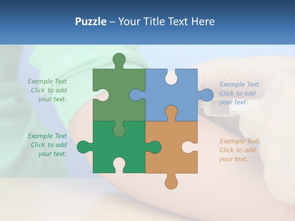 A Person In A Green Shirt Is Holding A Sys PowerPoint Template
