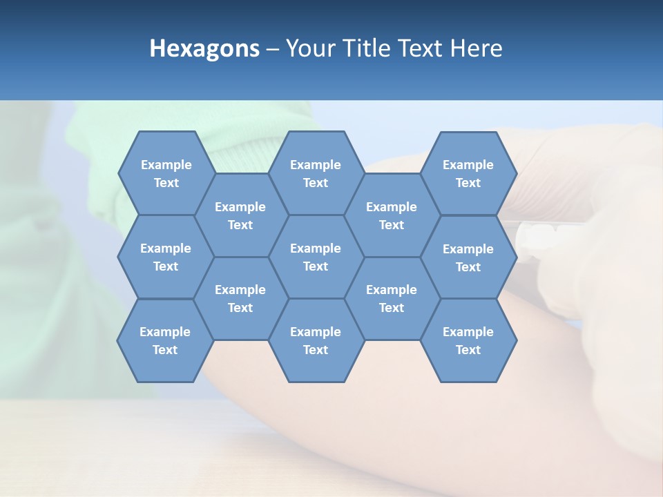 A Person In A Green Shirt Is Holding A Sys PowerPoint Template