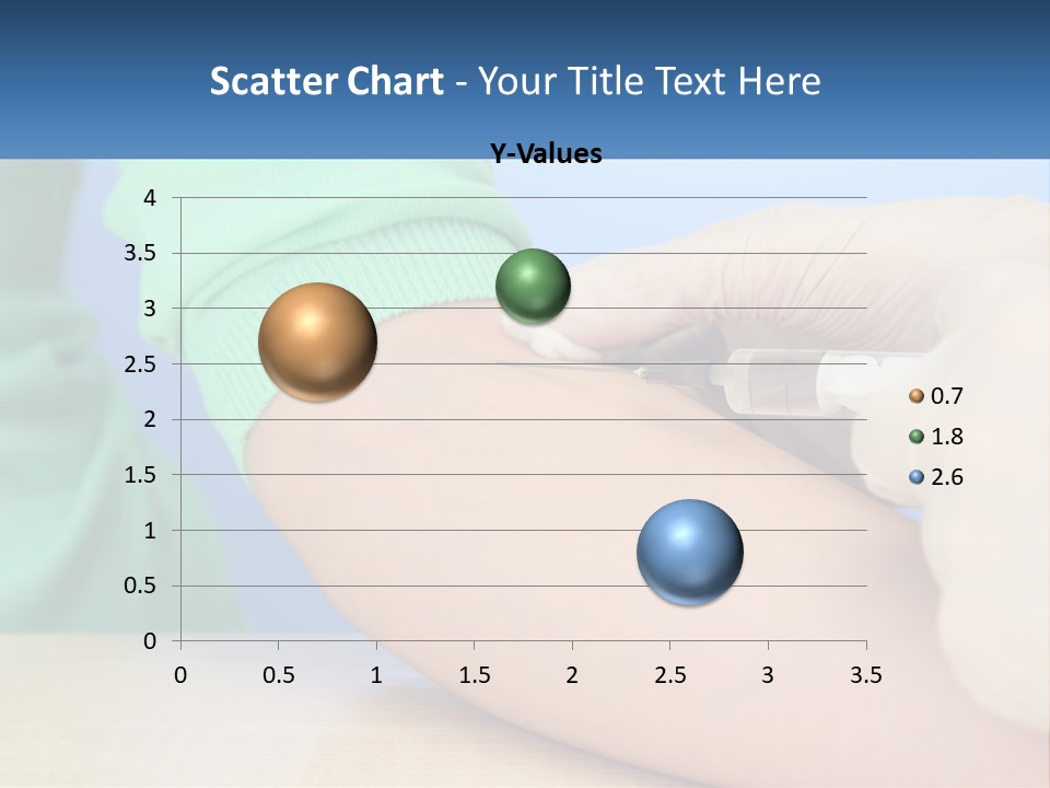 A Person In A Green Shirt Is Holding A Sys PowerPoint Template