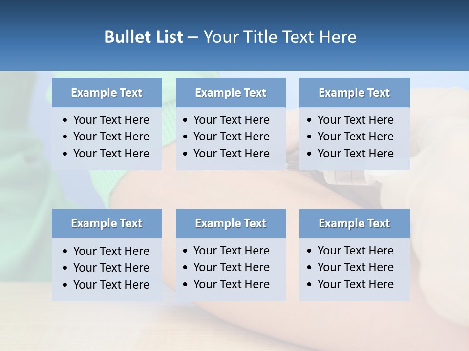 A Person In A Green Shirt Is Holding A Sys PowerPoint Template