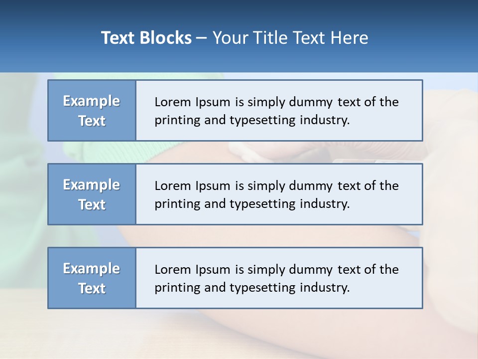 A Person In A Green Shirt Is Holding A Sys PowerPoint Template