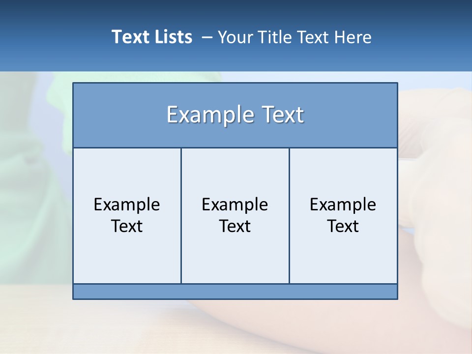 A Person In A Green Shirt Is Holding A Sys PowerPoint Template
