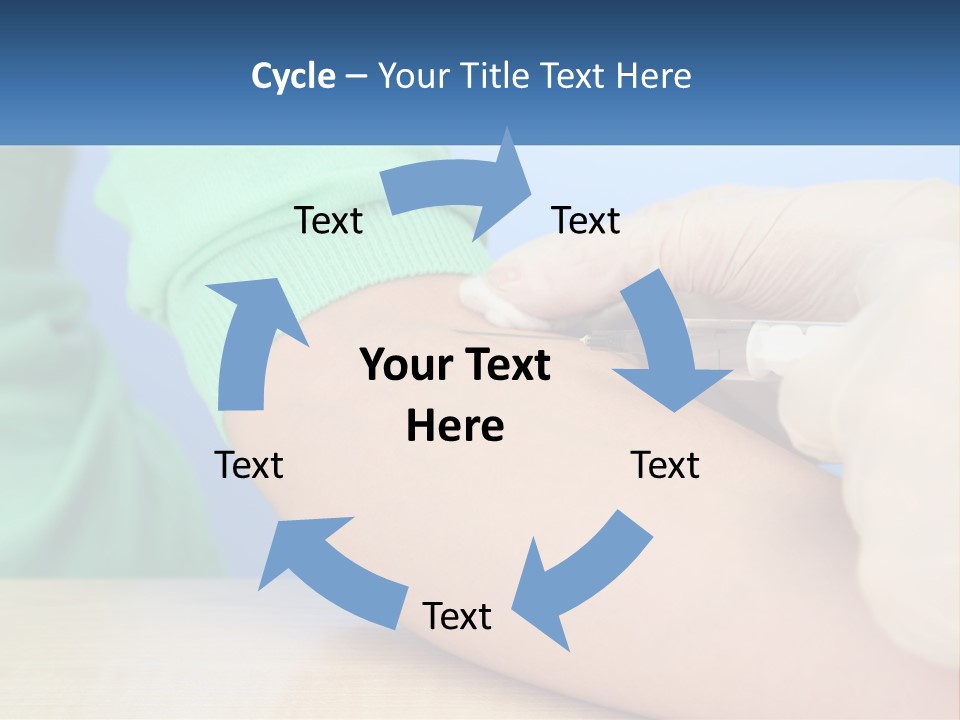 A Person In A Green Shirt Is Holding A Sys PowerPoint Template