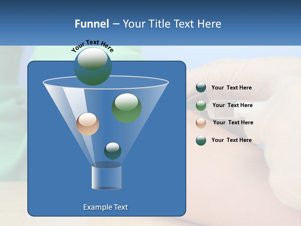 A Person In A Green Shirt Is Holding A Sys PowerPoint Template