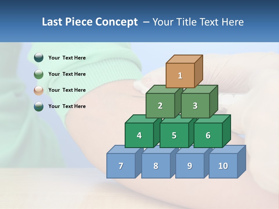 A Person In A Green Shirt Is Holding A Sys PowerPoint Template