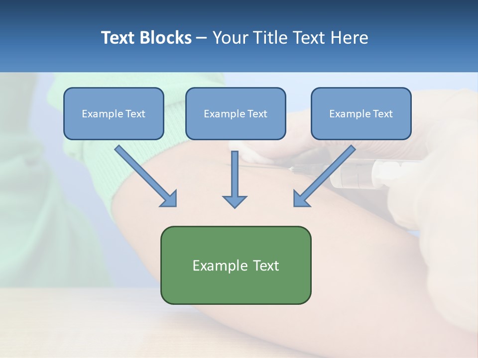 A Person In A Green Shirt Is Holding A Sys PowerPoint Template
