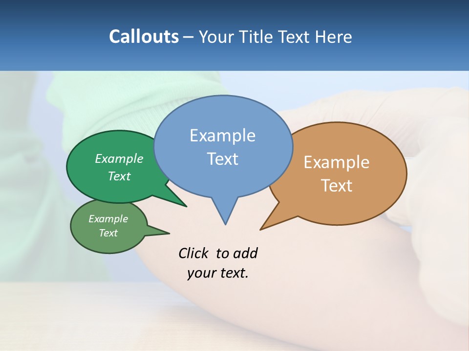 A Person In A Green Shirt Is Holding A Sys PowerPoint Template
