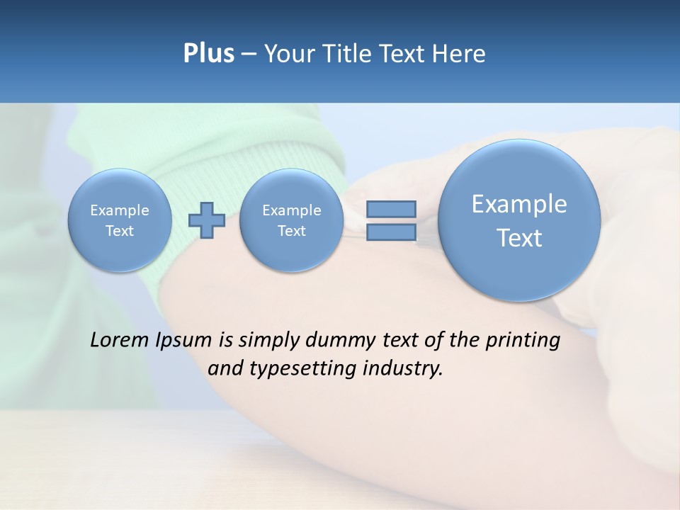 A Person In A Green Shirt Is Holding A Sys PowerPoint Template
