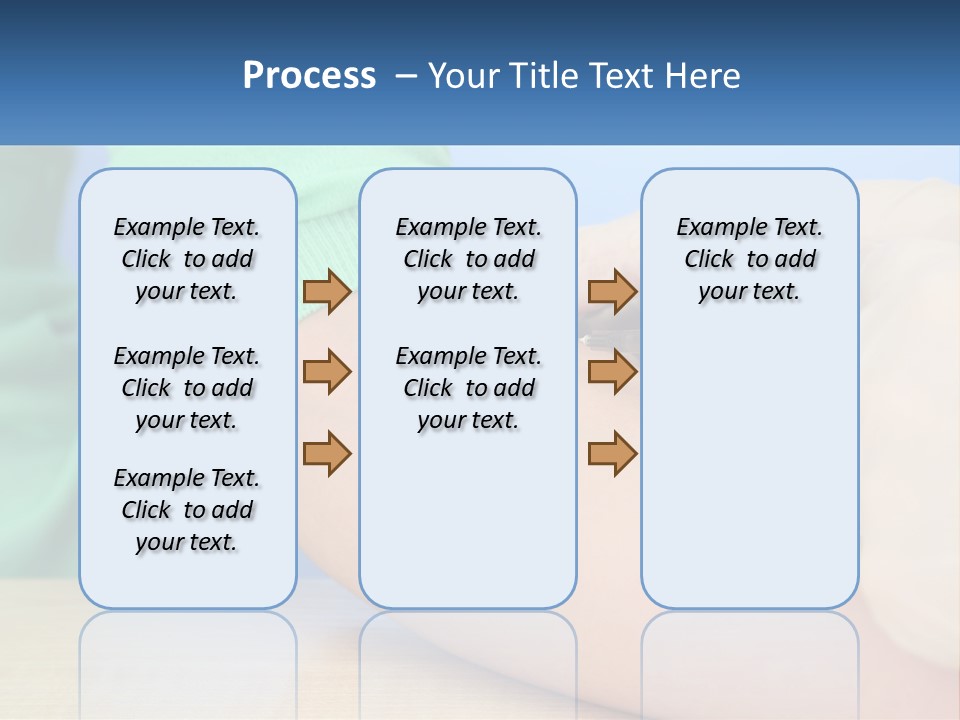 A Person In A Green Shirt Is Holding A Sys PowerPoint Template