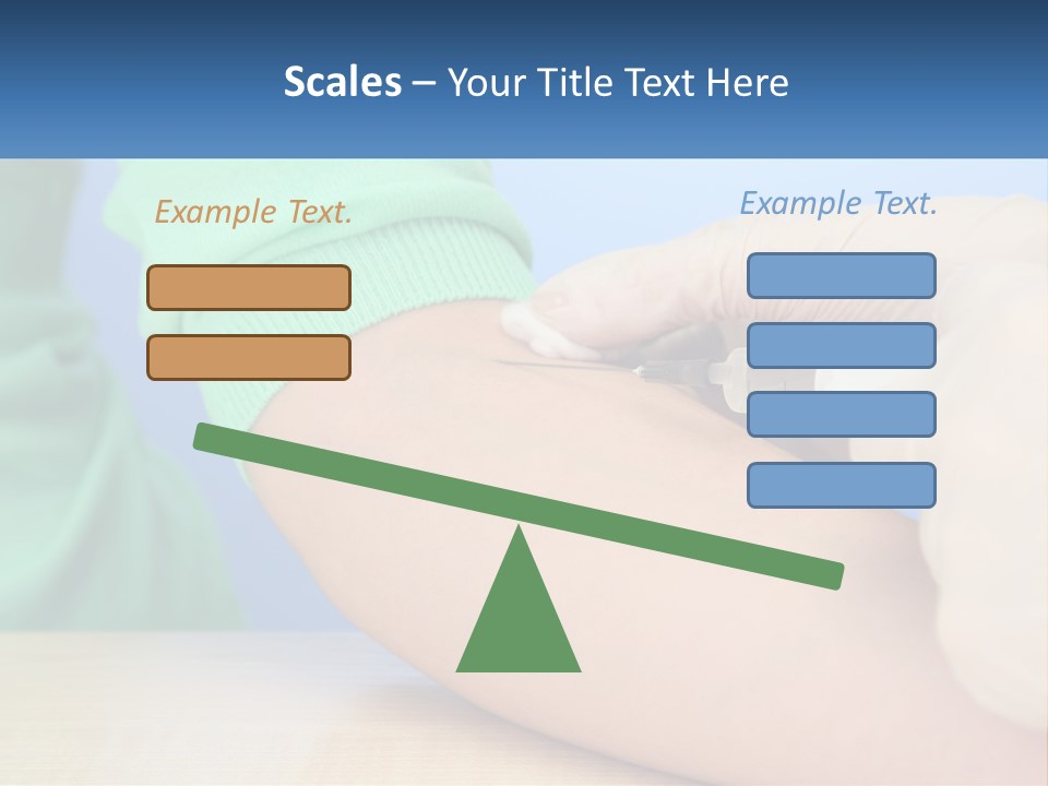 A Person In A Green Shirt Is Holding A Sys PowerPoint Template