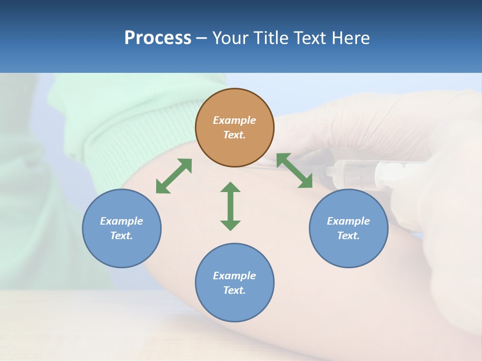 A Person In A Green Shirt Is Holding A Sys PowerPoint Template