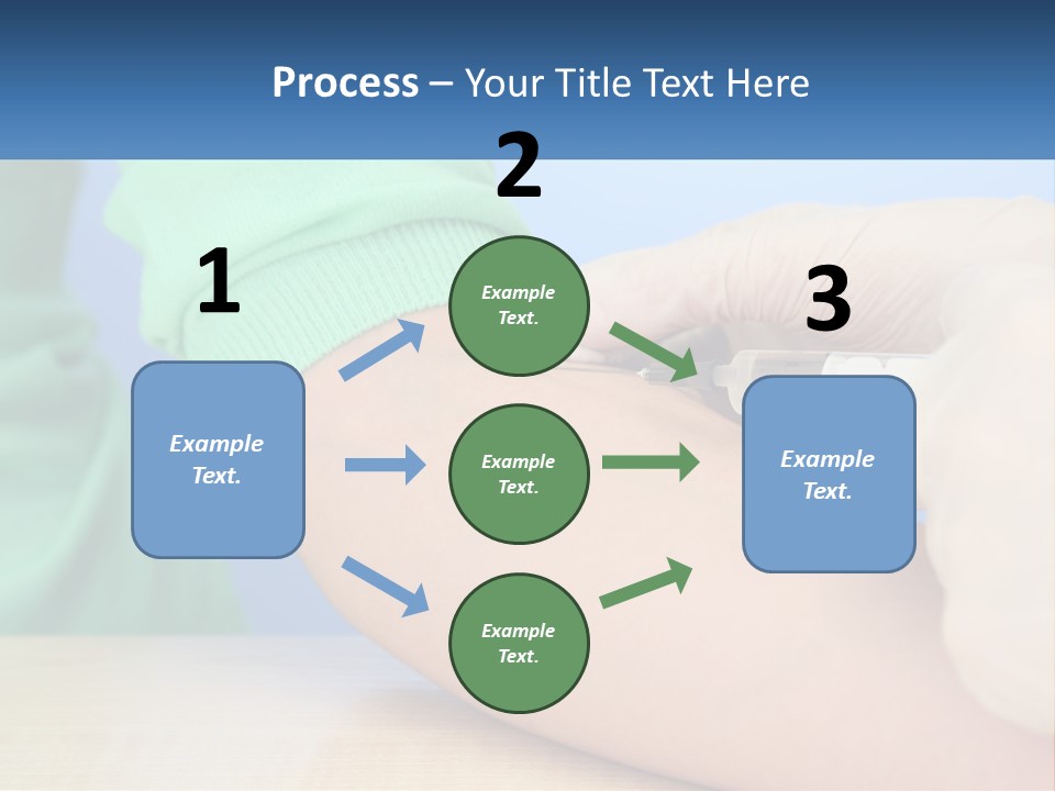 A Person In A Green Shirt Is Holding A Sys PowerPoint Template