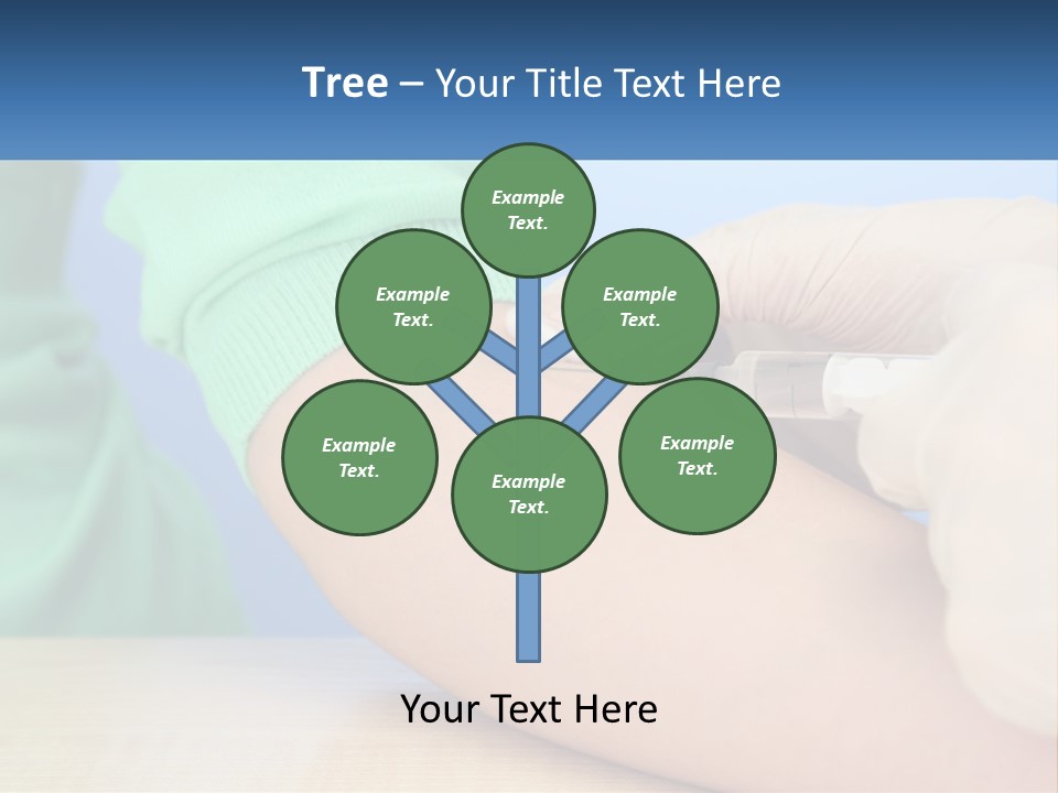 A Person In A Green Shirt Is Holding A Sys PowerPoint Template