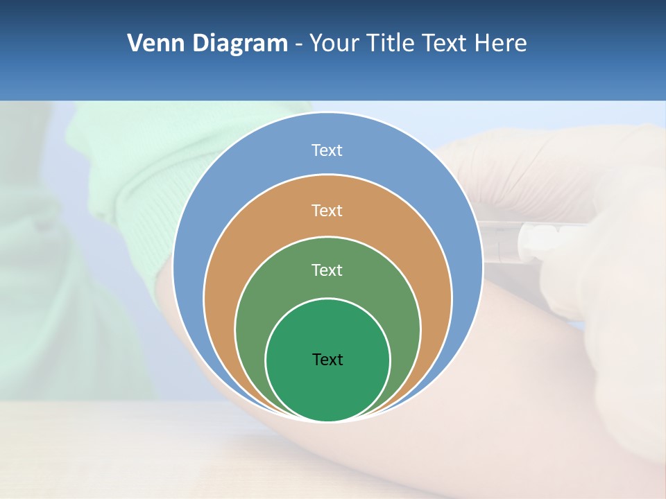 A Person In A Green Shirt Is Holding A Sys PowerPoint Template