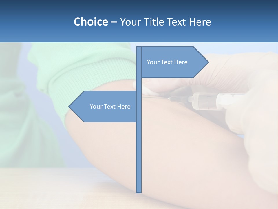 A Person In A Green Shirt Is Holding A Sys PowerPoint Template