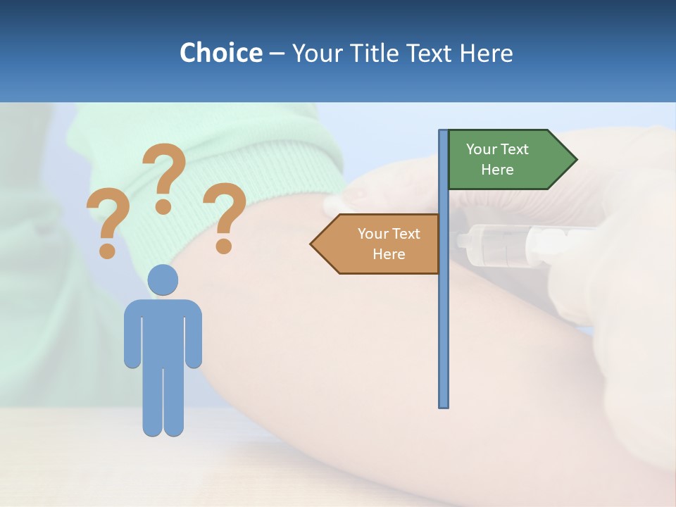 A Person In A Green Shirt Is Holding A Sys PowerPoint Template