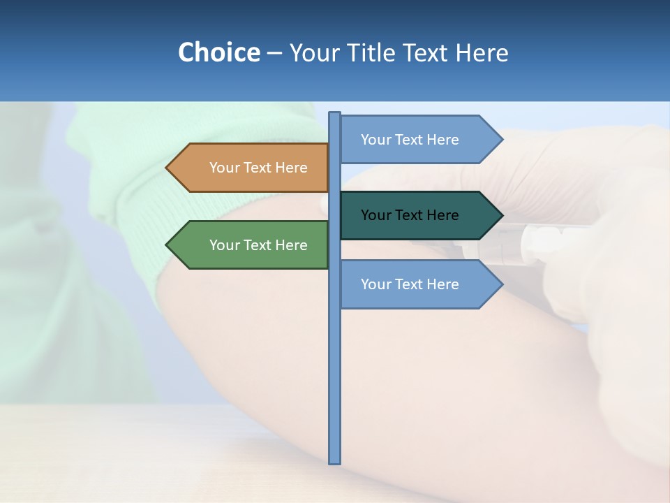 A Person In A Green Shirt Is Holding A Sys PowerPoint Template