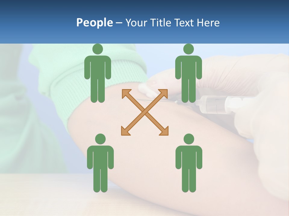 A Person In A Green Shirt Is Holding A Sys PowerPoint Template